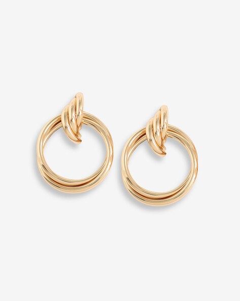 Buy Small Gold Design Regular Earrings Collection Hoop Circle Ring Model  Daily Wear ER2105