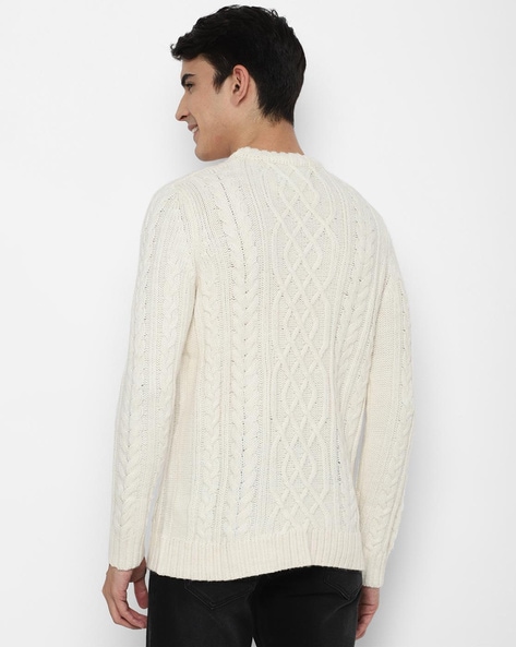 American eagle shop white sweater