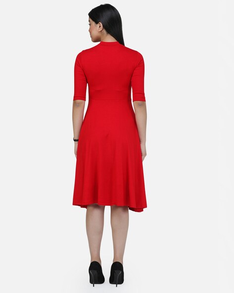 Adrianna Papell Women's Pleat-Skirt Fit & Flare Dress - Macy's