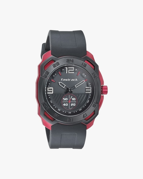 Fastrack watch clearance red and black