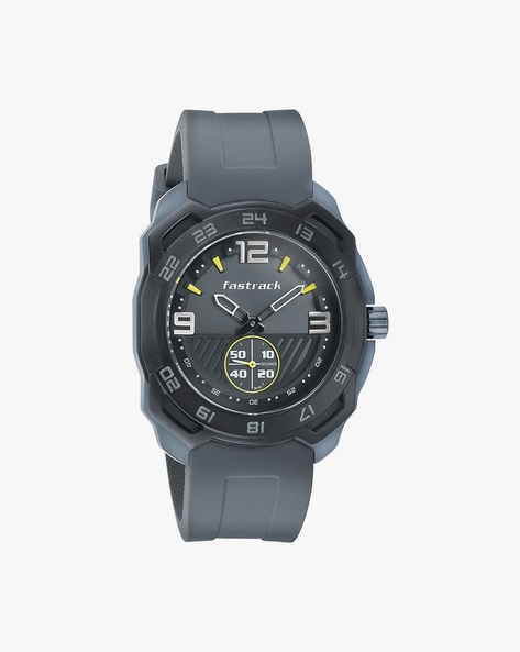 Buy Fastrack Tick Tock 2.0 Black Dial Multifunction Watch for Men_3287NL01  online