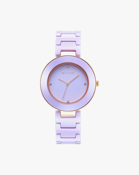 Amazon.com: Titan Analog Purple Dial Women's Watch - 2417YM05 : Clothing,  Shoes & Jewelry