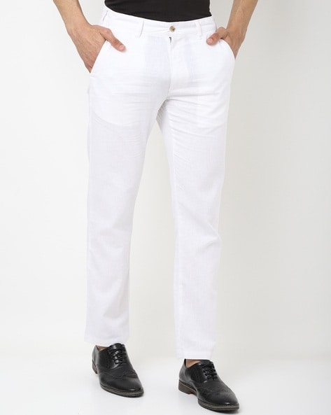 MARKS  SPENCER Relaxed Girls White Trousers  Buy MARKS  SPENCER Relaxed  Girls White Trousers Online at Best Prices in India  Flipkartcom