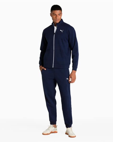 Puma Logo Print Zip-Front Tracksuit