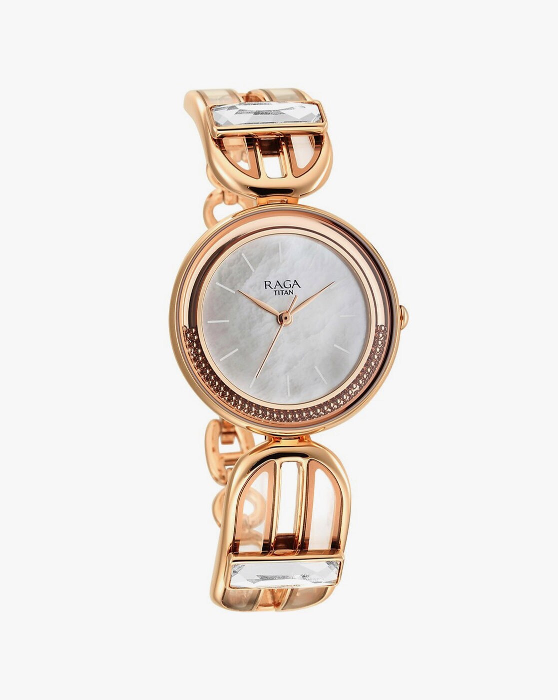 Titan raga rose best sale gold watches for womens