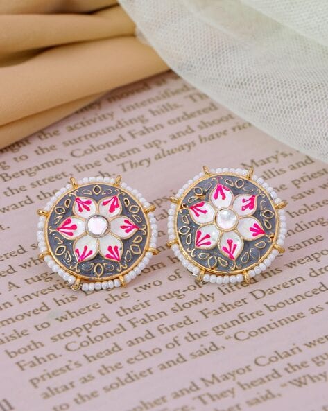 Buy Beading Tutorial Beaded Dome Stud Earrings Jewelry Making Beadwork  Pattern Beaded Earrings Seed Bead Tutorial Digital File Pdf Download Online  in India - Etsy