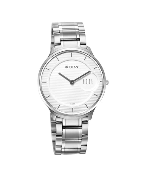 Buy Online Titan Analog with Date Dial Stainless Steel Strap watch for Men  - nr1775bm01 | Titan