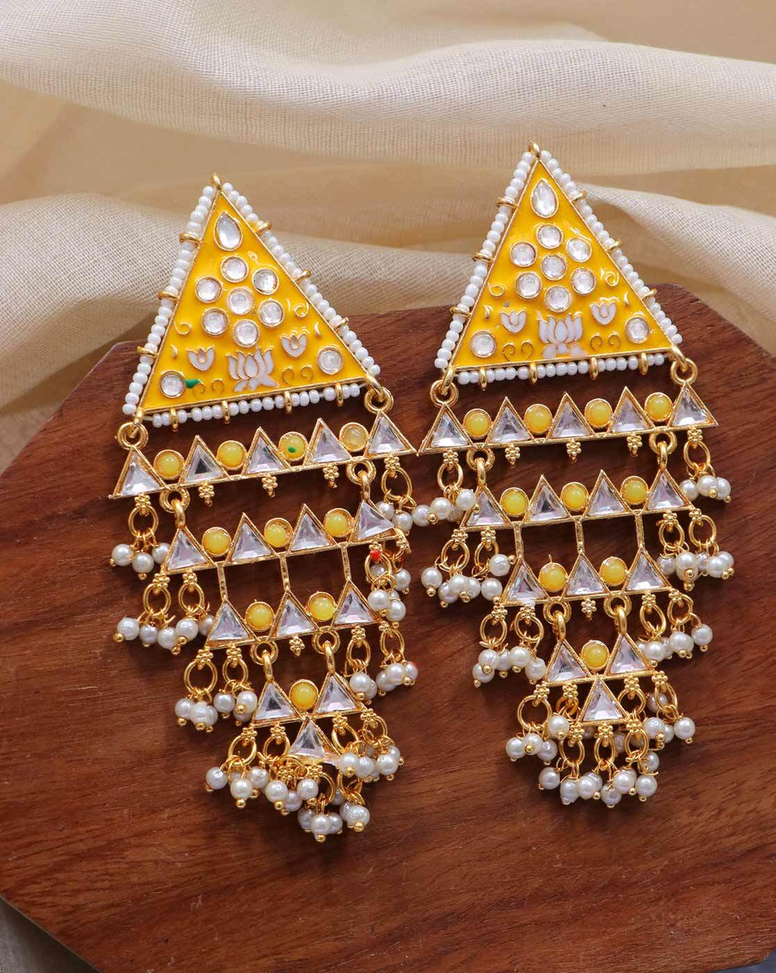 Kishori fashion Golden Oxidized Jhumka Earring at Rs 650/pair in New Delhi