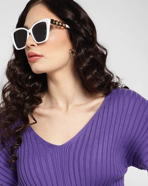 Cat Eye Sunglasses in White – THE PAW WAG COMPANY