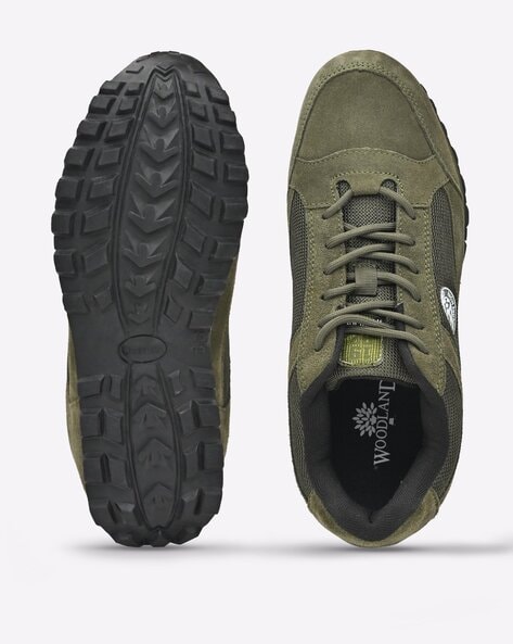 Woodland OLIVE GREEN urban casual shoes