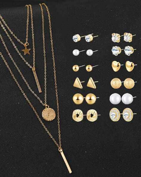 Buy Gold FashionJewellerySets for Women by Jewels galaxy Online