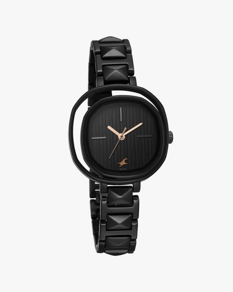 Fastrack black watches for ladies hotsell