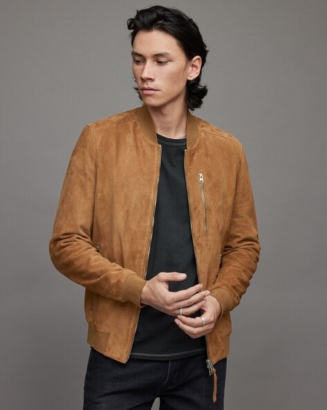 WildBuff Brown Leather Jacket For Men – WildBuff