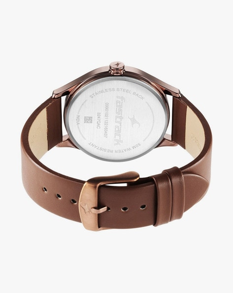 Fastrack watches leather belt price hot sale