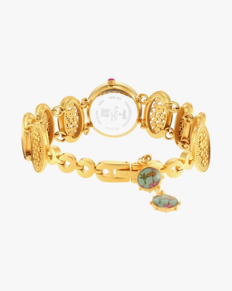 Buy Titan Raga Gold Metal Jewellery Bangle Design, Bracelet Clasp, Quartz  Glass, Water Resistant Analog Wrist Watch Online at Lowest Price Ever in  India | Check Reviews & Ratings - Shop The World