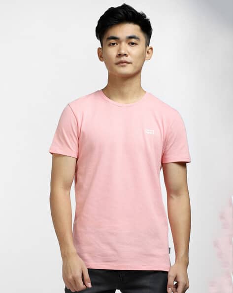 Jack & Jones Regular Fit Cotton Crew-Neck T-Shirt