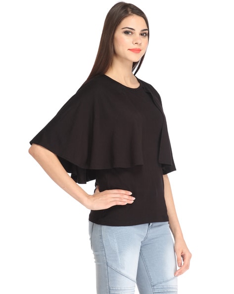 Buy Black Tops for Women by CATION Online