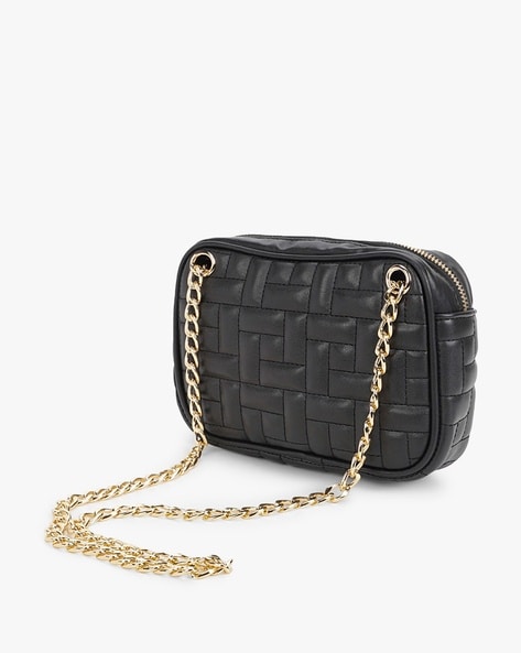 Small black bag with chain online strap