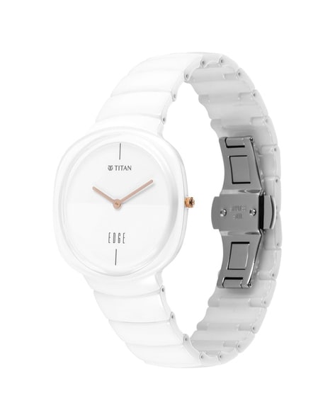 Buy Online Titan Quartz Multifunction White Dial Stainless Steel Strap Watch  for Couple - nr9400394203wm01p | Titan