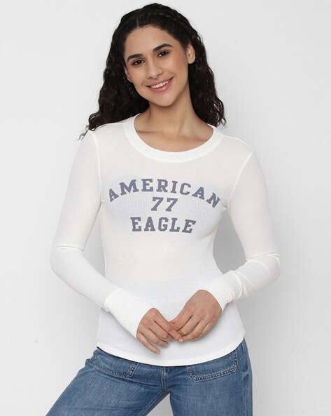 Buy White Tshirts for Women by American Eagle Outfitters Online