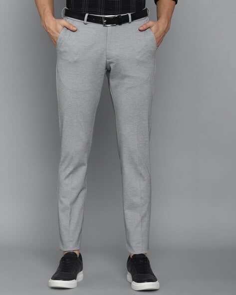 Buy ALLEN SOLLY Mens 5 Pocket Solid Trousers | Shoppers Stop