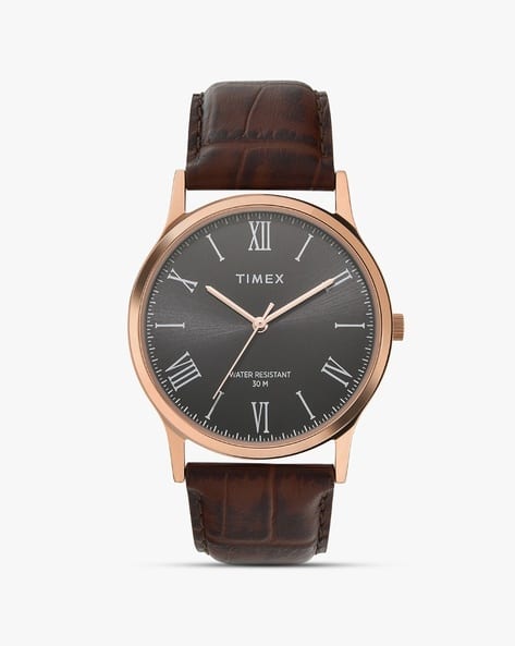 Timex TW000R433 Analogue Watch with Leather Strap