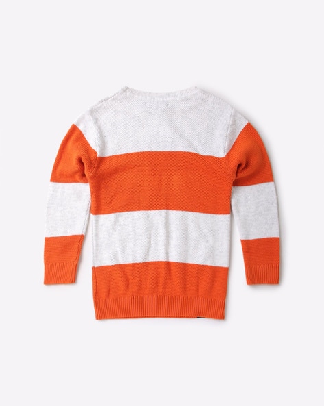 Boys orange sweater sale