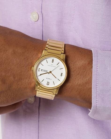 Timex on sale weekender gold