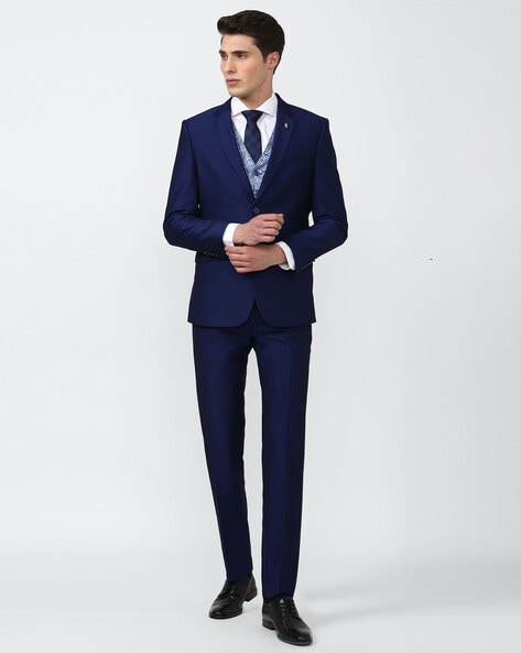 Full best sale navy suit