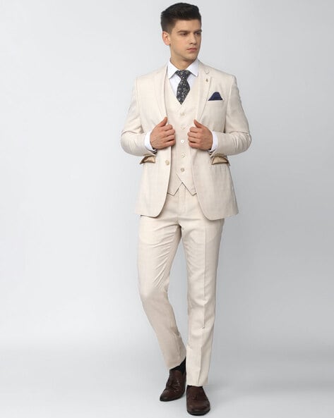 Beige Men's Suits | Slim & Regular Fit | Zalando UK