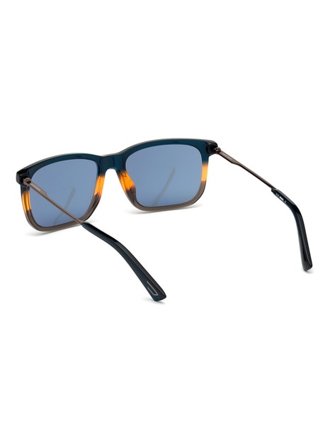 WEB EYEWEAR Blue Round Sunglasses for Men