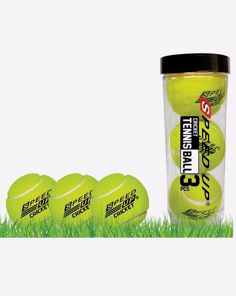 SPEED UP Pack of 3 Cricket Tennis Balls
