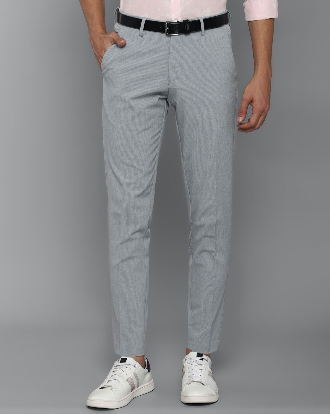 Buy Grey Trousers  Pants for Men by ALLEN SOLLY Online  Ajiocom