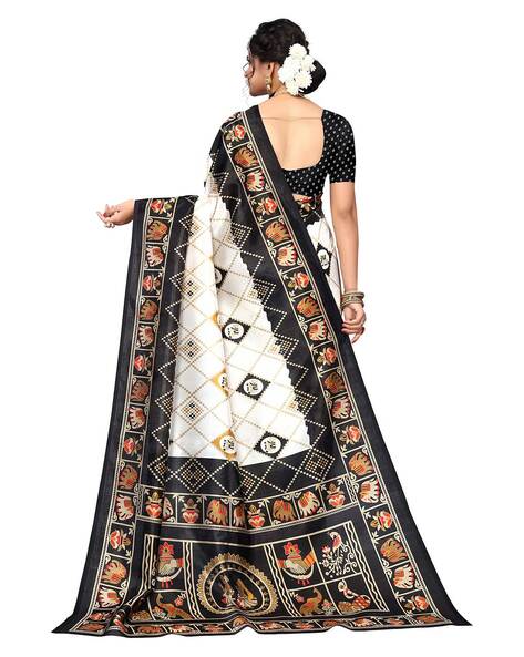 Silk Elephant Print Saree, Length: 6.3 m at Rs 520 in Surat | ID:  20019642091