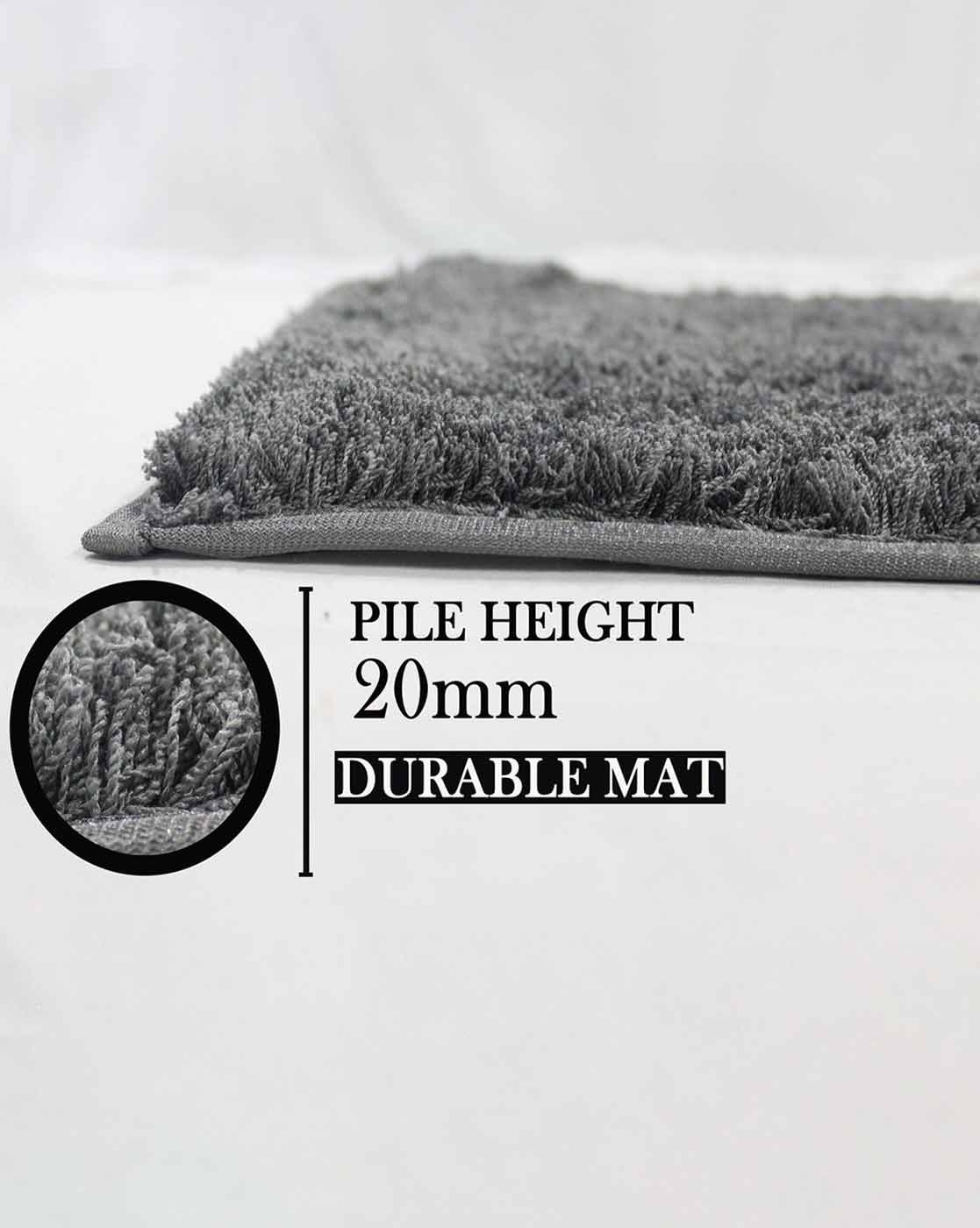 Buy Grey Bath Mats for Home & Kitchen by LUXEHOME INTERNATIONAL