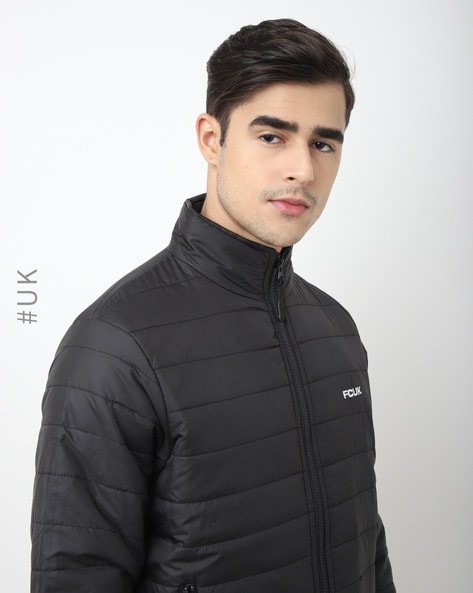 French connection clearance black puffer jacket