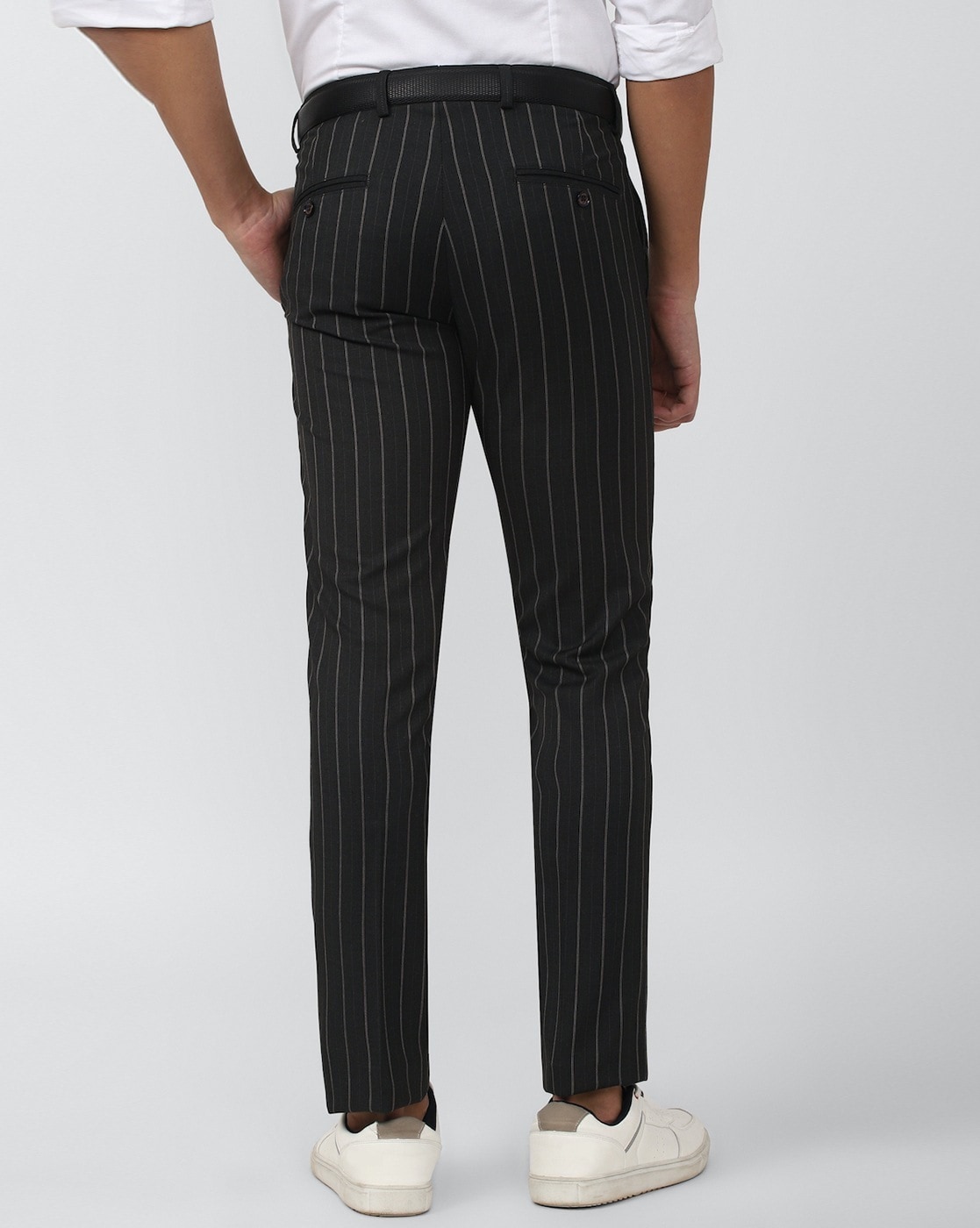 New Marshll Elegant men's pinstriped trousers: for sale at 29.99€ on  Mecshopping.it