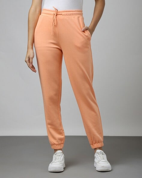 Buy Peach Track Pants for Women by Outryt Sport Online