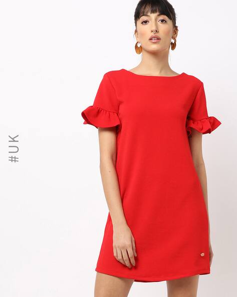 open lace back dress Backless Maxi Satin Dress In Red