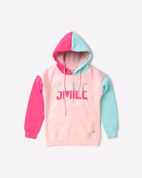 Buy Multicoloured Sweatshirts Hoodie for Girls by MONTE CARLO KIDS Online Ajio