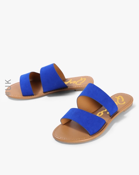 Top more than 164 royal blue flat sandals latest - netgroup.edu.vn