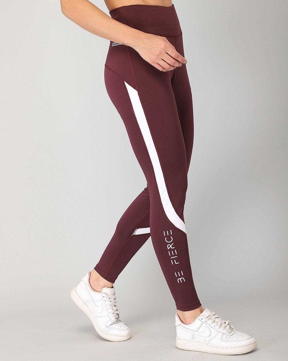 Buy Go Colors Women Solid Color Churidar Legging - Dark Wine Online - Lulu  Hypermarket India