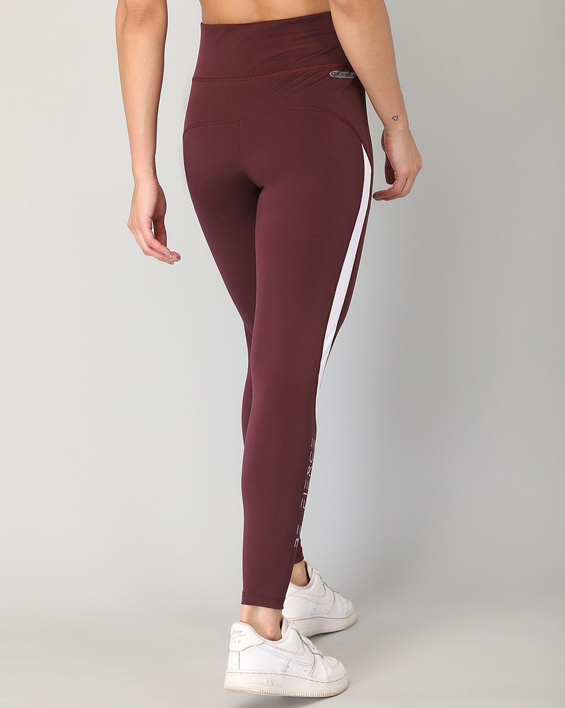 Share more than 167 burgundy gym leggings best
