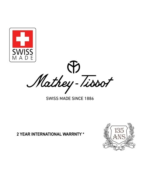 Buy Mathey Tissot D451BU Analogue Watch with Stainless Steel