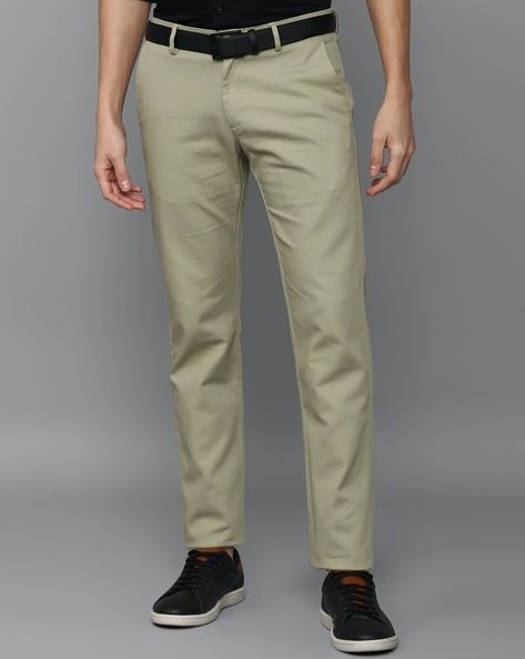 Buy Women Grey Check Formal Trousers Online - 181541 | Allen Solly