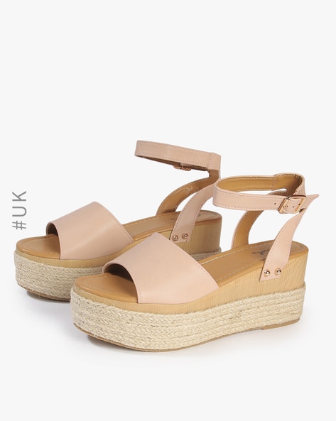 Blush 2025 platform sandals