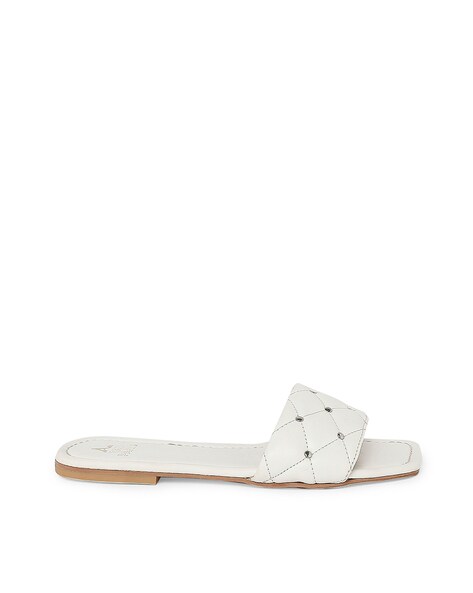 Buy White Flat Sandals for Women by Tao Paris Online Ajio