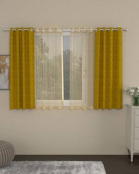 rosarahome Pack of 4 Jacquard Window Curtains -picture-45