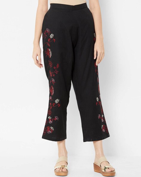 Embroidered deals trousers online