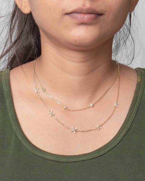 Lucky Brand Silver Knotted Y Necklace | Dillard's